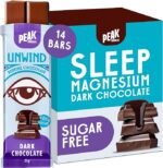 Peak Chocolate UNWIND Bedtime Dark Chocolate Bars  - Gluten-Free, Vegan - 25g x 14 Bars - Image 2