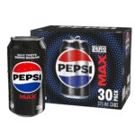 Pepsi Max Zero Sugar Cola Soft Drink, 30 x 375ml