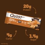 Quest Nutrition Chocolate Peanut Butter Protein Bar 12 Count - Image 5
