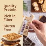 Quest Nutrition S’mores Flavoured Protein Bar, High Protein, Gluten Free, Keto Friendly, 12-Count - Image 3