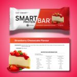 Smart Bars Protein Bar - Strawberry Cheesecake, 12 x 60 g | 19.2 g High Protein Snack, Keto Friendly, Nutritional, Low-Carb, Low Sugar - Image 3