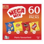 Smith’s Potato Chips Mega Mix Value Pack (Smith's, Doritos, Twisties) 60 Multipack 1140g - Image 2