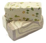 Mughe Gourmet Halva Assortment Elegant Metal Gift Box - 1.88lb/850g - Delicious Tahini Sesame Halvah Bar: Pistachio, Cocoa, Vanilla Plain - Turkish Halawa, Vegan Sweet - Ideal for Birthday, Christmas - Image 4