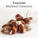 Belgian Chocolate Seashells, 8.82 oz, 22 pc Gourmet Hazelnut Praliné Truffles by GuyLian, Assorted White & Milk Chocolate Candy Gift Box for Women and Men - Image 5