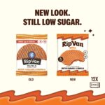 Rip Van Wafels Dutch Caramel & Vanilla Stroopwafels - Healthy Snacks - Non GMO Snack - Keto Friendly - Office Snacks - Low Sugar (3g) - Low Calorie Snack - 12 Count - Image 2